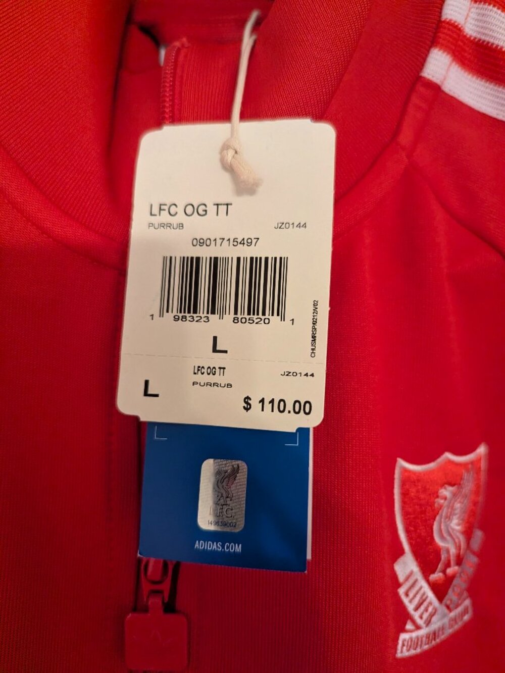 Adidas Liverpool Jacket - Picture 2 of 7